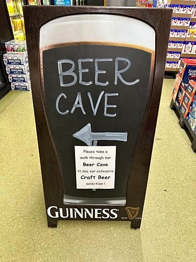 The walk-in Beer Cave at Big Deal