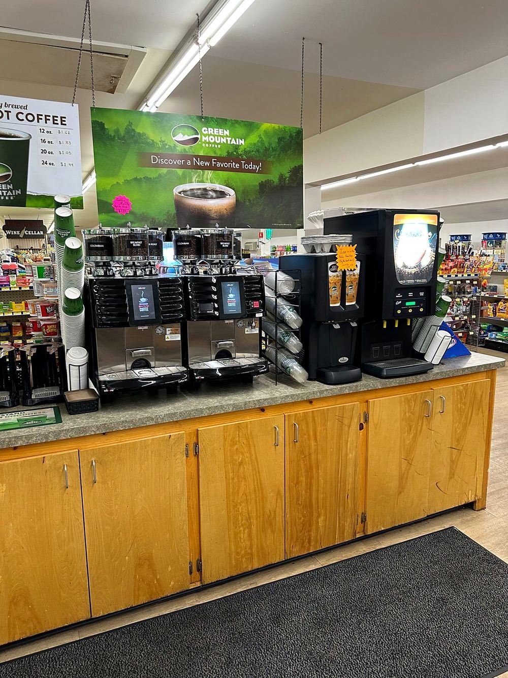 Fresh coffee bar at Big Deal