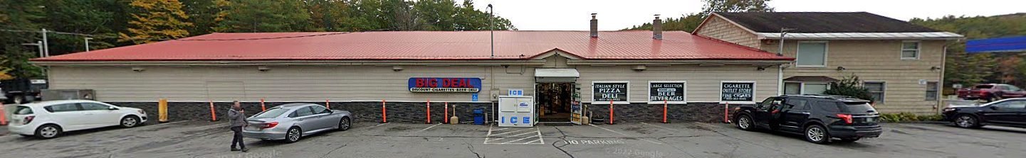 Big Deal storefront on Route 9 in Spofford, NH